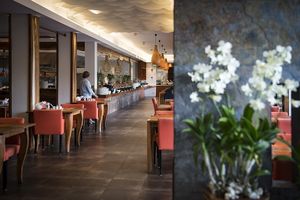 Atmosphere in the restaurant at DiVine Restaurant in Phuket