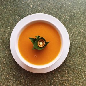 Crema de zapallo at Casa Herbolario in Bogota