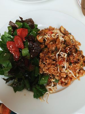 From lunch menu at Casa Herbolario in Bogota