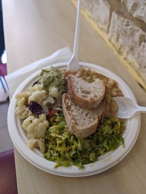 finally fresh and healthy vegan food. totally recommended at Officina Vegana in Naples