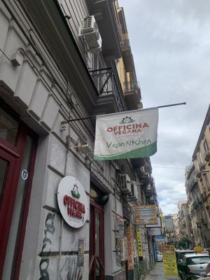   at Officina Vegana in Naples