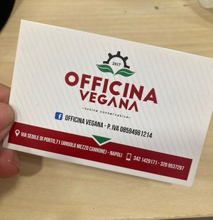   at Officina Vegana in Naples