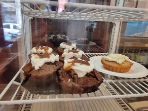 Desserts at Officina Vegana in Naples