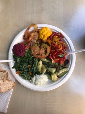 mixed salad - so good! at Officina Vegana in Naples