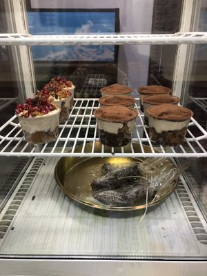 Desserts at Officina Vegana in Naples