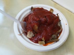 Tomato soup at Officina Vegana in Naples