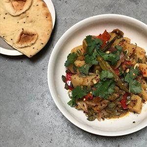 Indian ratatouille at Barbiet in Ghent