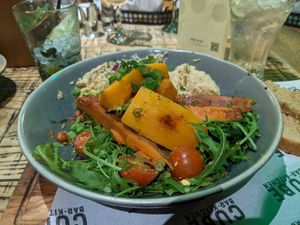 Buddha bowl at The Cube Bar in Poulton-le-fylde