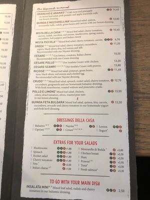 Vegan options at Vapiano in Saint-herblain