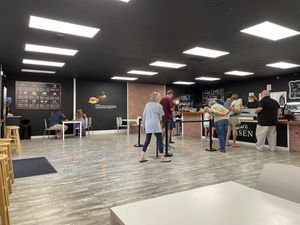 Inside at Artisen Gelato in Matthews