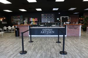 Sorbetto is the Italian way of saying sorbet, and is an ice cream dessert that is usually intense in flavor and creamy in texture, but does not contain dairy products, or substitutes, nor fats, gluten, nuts and derivatives, soy, eggs, colorings, or artificial flavors
 at Artisen Gelato in Matthews