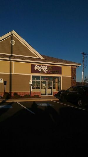 outside at Mezza Lebanese Kitchen in Upper Tantallon