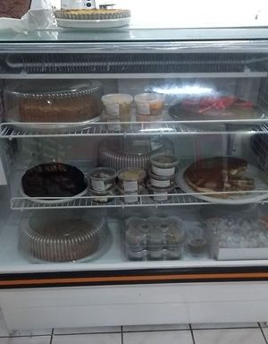 Vegan cakes! at AMO Cafe Vegano in Florianopolis