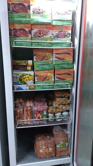 All vegan!! at AMO Cafe Vegano in Florianopolis