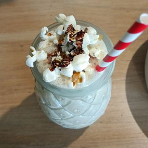 caramel smoothie at SoulPod Foods in Croydon