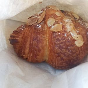 Almond croissant at SoulPod Foods in Croydon