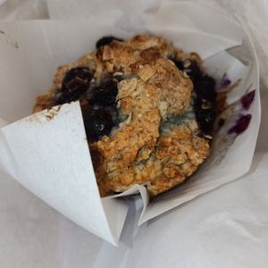 blueberry coconut muffin!!! at SoulPod Foods in Croydon