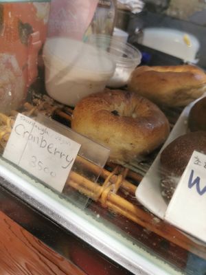 Sourdough vegan cranberry at SF Bagel in Seoul