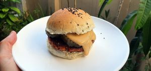 You like gooey vegan cheese on your burgers?  at Edd's CookHouse - Food Truck in Taichung