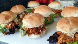 Pulled Pork Sandwiches #vegan of course!😉 at Edd's CookHouse - Food Truck in Taichung