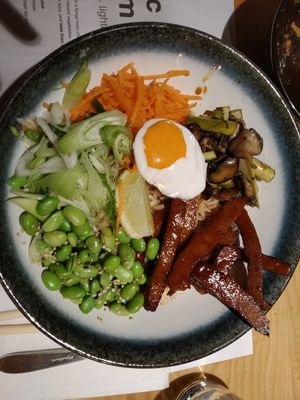 Vegan option at Wagamama in Peterborough