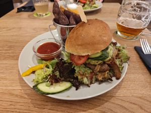 Tijuana burger at Fryends in Brno