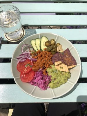 Naked burrito bowl   at Fryends in Brno