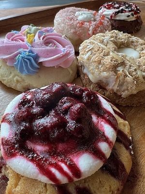 Cookies, cupcakes, donuts, brownies and more.  Winner of PETA Dessert of the Year in 2023 at HaleLife Bistro & Bakery in St Petersburg