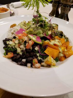 SW Mediterranean Fusion Bowl at Hungry's in Houston