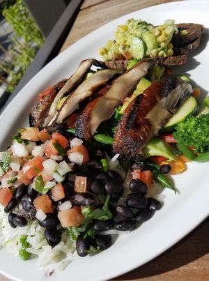 Vegan cowboy  at Hungry's in Houston