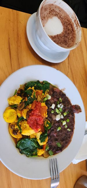 Tofu scramble at Tea Room Cafe in Petaluma