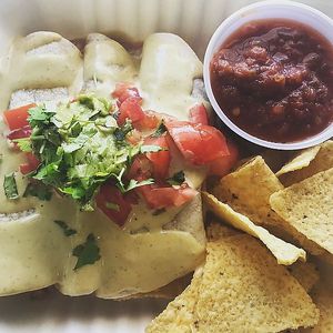 Enchiladas at Wrappin & Rollin in Roseburg