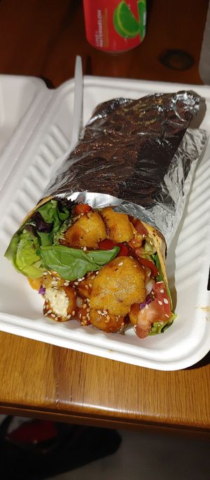 Bbq tofu wrap at Wrappin & Rollin in Roseburg