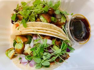 Specials - Veggie tempura bowl or tacos
 at Wrappin & Rollin in Roseburg