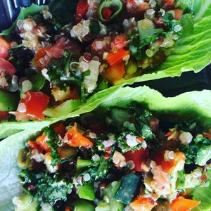 Quinoa Salad at Wrappin & Rollin in Roseburg