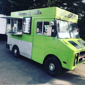 Our tiny food truck, Gretyl ❤️ at Wrappin & Rollin in Roseburg