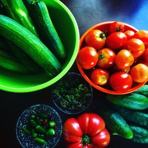 Fresh veggies from my garden at Wrappin & Rollin in Roseburg