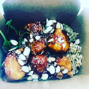 Orange cauliflower  at Wrappin & Rollin in Roseburg