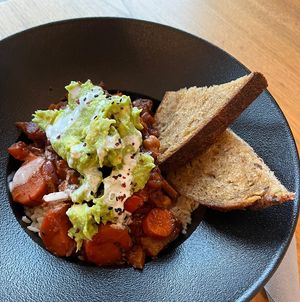 Seiten Chilli (one of best meals out I’ve had recently )  at Wagners Juicery & Health Food in Munich