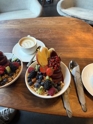 Açaí bowls   at Wagners Juicery & Health Food in Munich