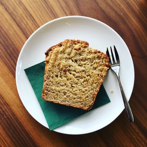Grilled Bananabread at Wagners Juicery & Health Food in Munich