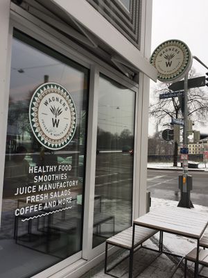 Outside  at Wagners Juicery & Health Food in Munich