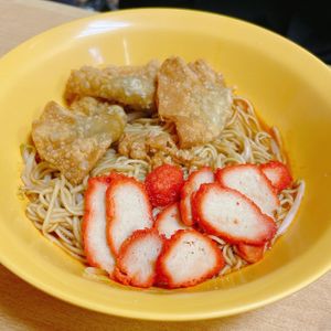 Wonton mee 3.50sgd at Bodhi Deli - 菩提斋 in Central Singapore