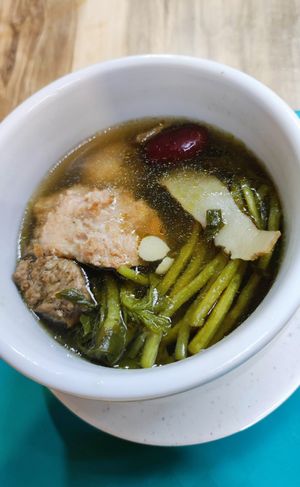 Delicious watercress soup at Bodhi Deli - 菩提斋 in Central Singapore