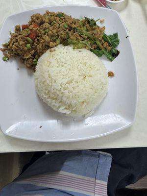 Vegan Thai Basil Ricee #Veganuary at Bodhi Deli - 菩提斋 in Central Singapore