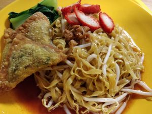 Wanton noodles. at Bodhi Deli - 菩提斋 in Central Singapore