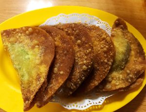 Fried dumplings $2.50 at Bodhi Deli - 菩提斋 in Central Singapore