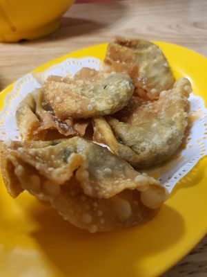Fried wanton 😍 ~ Circuit Breaker Period Phase 2 at Bodhi Deli - 菩提斋 in Central Singapore