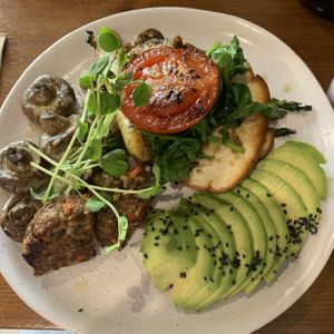 Vegan Big Breakfast  at The Natural Choice Cafe in Penrith