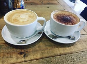 coffee!! at The Natural Choice Cafe in Penrith